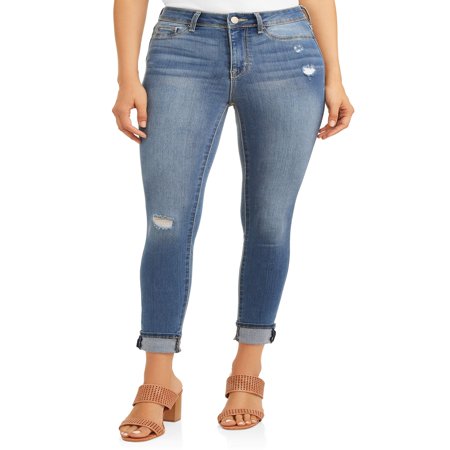 Time and Tru - Women's High Rise Sculpted Ankle Jegging - Walmart.com