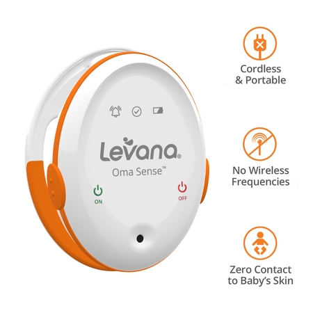 Levana Oma™ Sense Portable Baby Breathing Movement Monitor with Vibrations and Audible Alerts Designed to Stimulate Baby and Alert (Best Levana Baby Monitor)