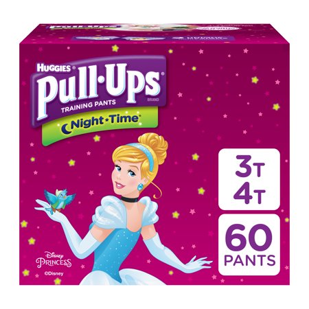 - Pull-Ups Girls' Night-Time Training Pants (Choose Size and Count)