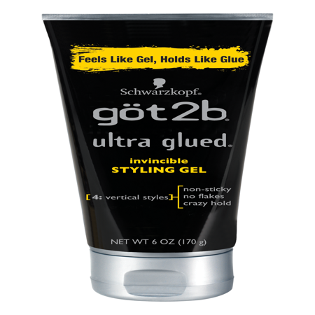 Got2b Ultra Glued Invincible Styling Hair Gel, 6 (Best Hair Product For Side Part)