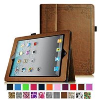 Fintie iPad 2/ iPad 3/ iPad 4 Gen Folio Case - PU Leather Cover with Auto Wake/ Sleep Feature, Vintage Antique Bronze