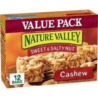 Nature Valley Granola Bars, Sweet & Salty Nut, Cashew, 12 Bars, 1.2 oz