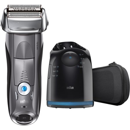 Braun Series 7 7865cc ($50 Mail in Rebate Available) Men's Electric Foil Shaver, Wet and Dry Razor with Clean & Charge