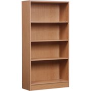 Oak Bookcases Orion 47 4 Shelf Bookcase Multiple Finishes