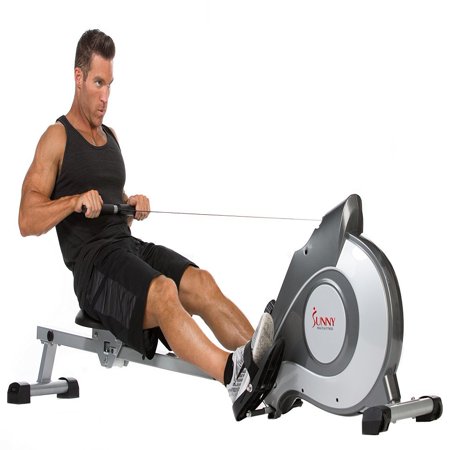 Sunny Health & Fitness SF-RW5515 Magnetic Rowing Machine Rower with LCD ...