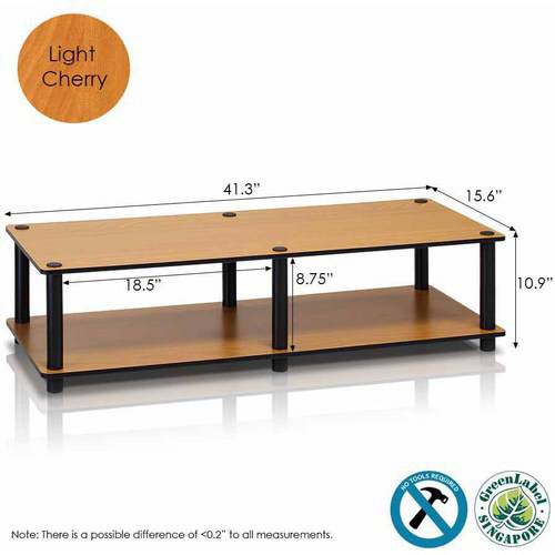 Just No-Tools Low Rise Wide TV Stand or Play Table, Multiple Colors