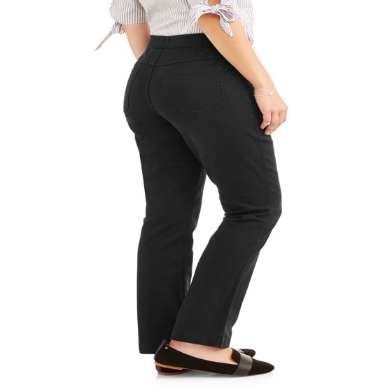 RealSize - Women's Stretch Denim Pull-On Bootcut Jeans - Walmart.com