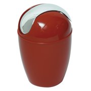 Red Garbage Can Round Bathroom Floor Trash Can 4 5 Liters 1 2 Gal Color Navy Blue