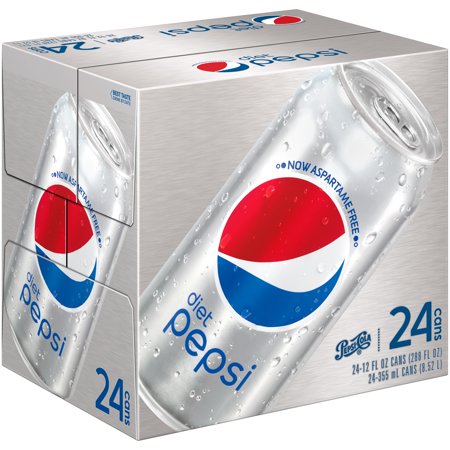 Pepsi Diet Cola Soda, 12 Fl. Oz., 24 Count - Walmart.com