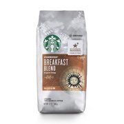 Starbucks Ground Coffee Starbucks Breakfast Blend Medium Roast Ground Coffee 12 Ounce Bag