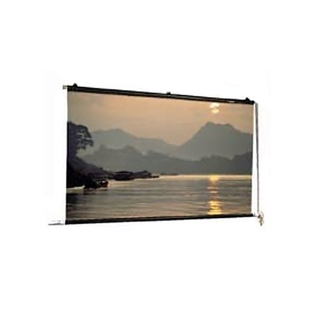 Scenic Roller Manual Screen Da-Lite Motorized Scenic Roller Matte White 30'' H x 30'' W Manual Projection Screen ()