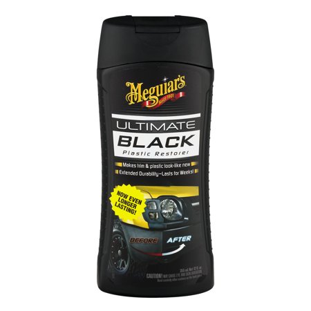Car Restorer Meguiar’s Ultimate Black – Trim Restorer – Protect & Restore Rubber & Plastic - G15812, 12 oz ()