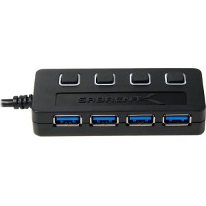 USB 3.0 HUB W/ POWER SWITCHES (Best Usb 3.0 Hub For Mac Mini)