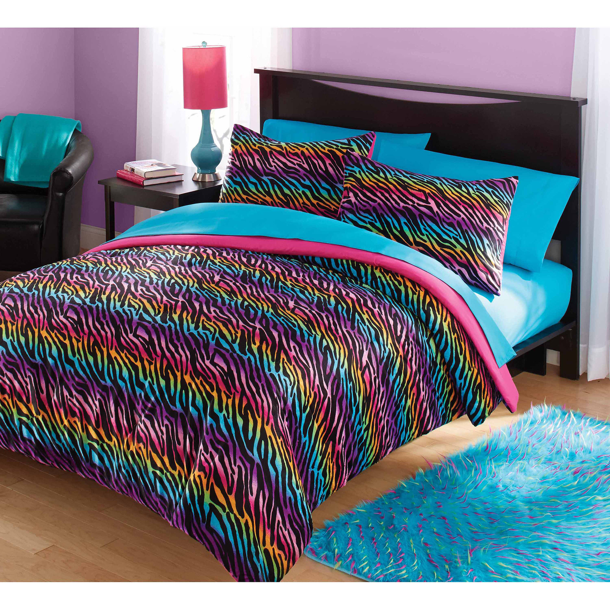 pink zebra bed sheets