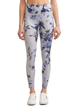 Floral Side Stripe Legging Women's (Indigo/Grey)