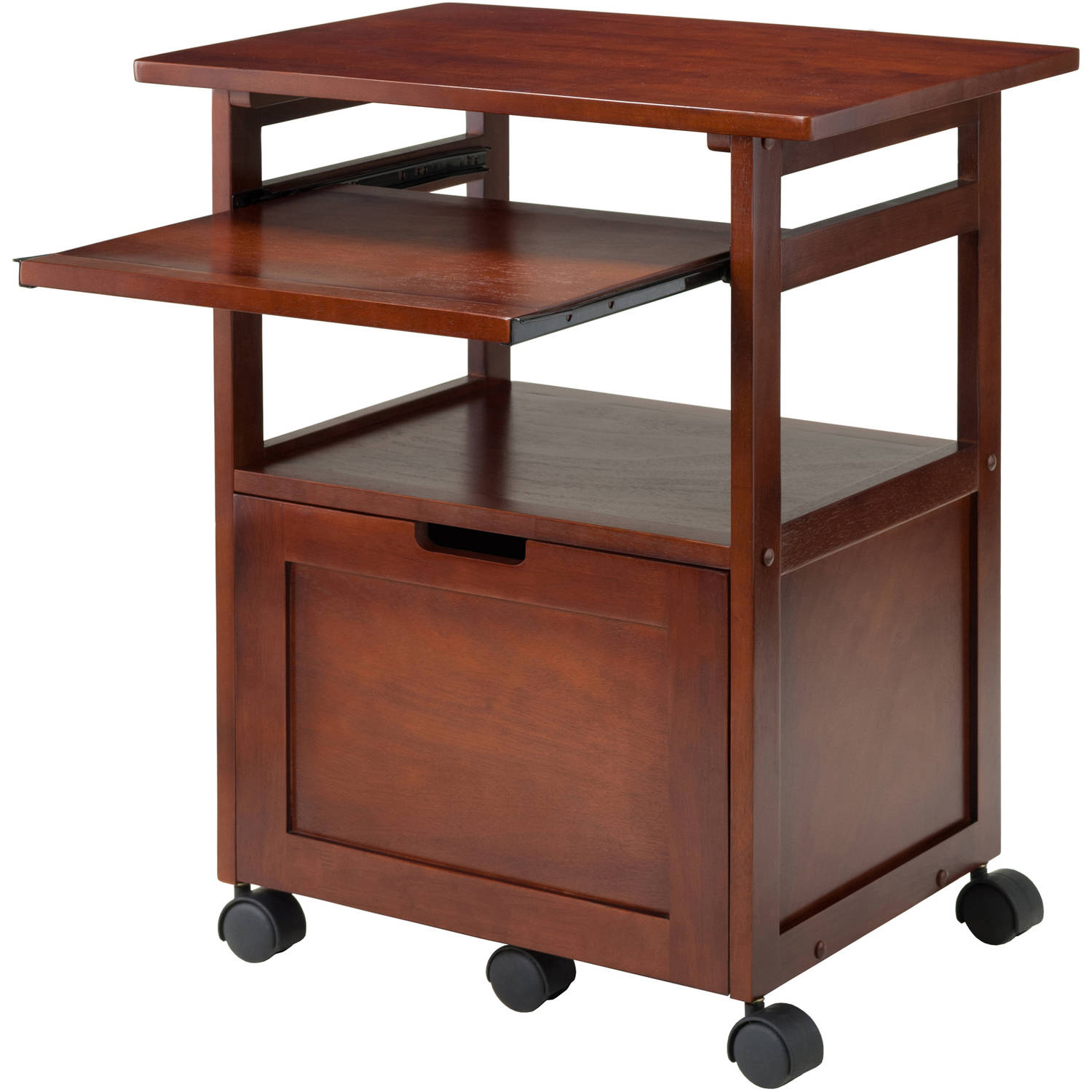 Winsome Piper Work Station, Walnut