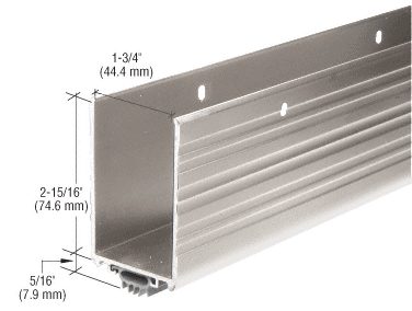 Raw Materials Satin Aluminium Kick Plate Bottom Door Metal