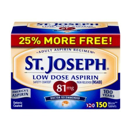 Safety Coated Aspirin 81 mg 120 Tabs (Best Aspirin For Headaches)