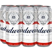 Budweiser Beer, 6 pack, 16 fl oz