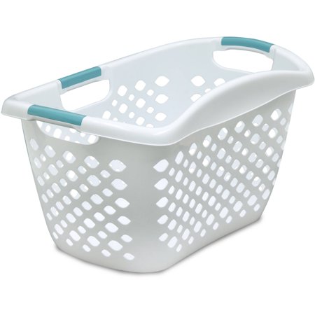 Home Logic HIP GRIP Laundry Basket, Large 1.8 Bu Hip Hugging Basket, Multiple (Best Laundry Basket For Stairs)