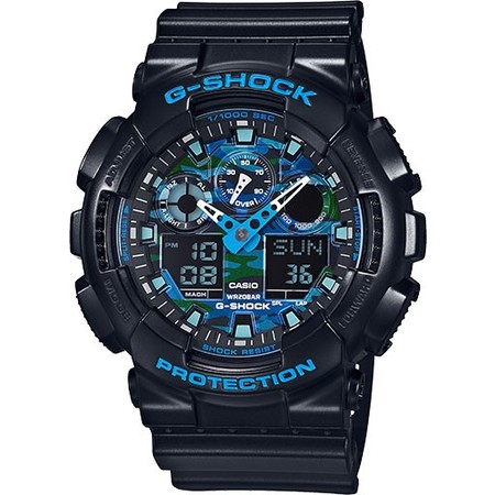 G-Shock Black and Blue Ana-Digi Sports Watch