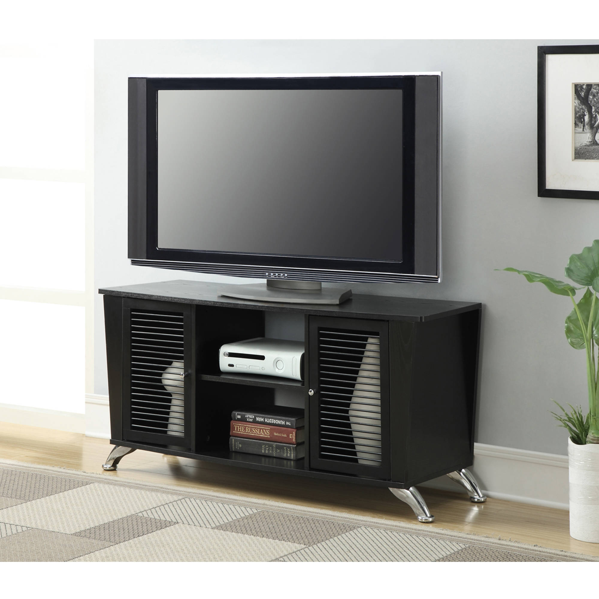 Convenience Concepts Designs2Go TV Stand for TVs up to 50'', Black Voyager