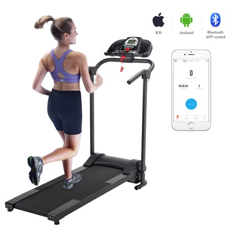 Folding Electric Treadmill Motorized Power Running Machine Fitness w/ APP & MP3 Player (Best Running App For Android Wear)