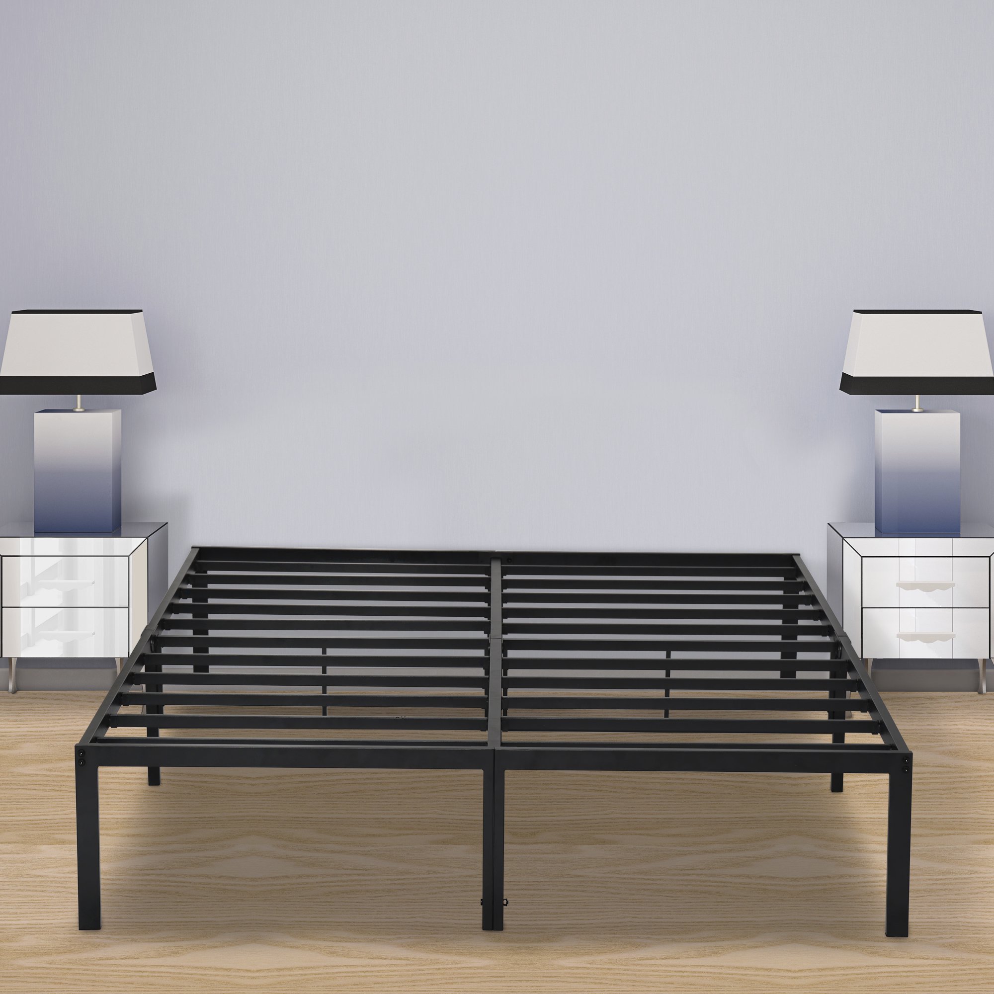 Granrest 14 Innovative Metal Platform Bed Frame Queen