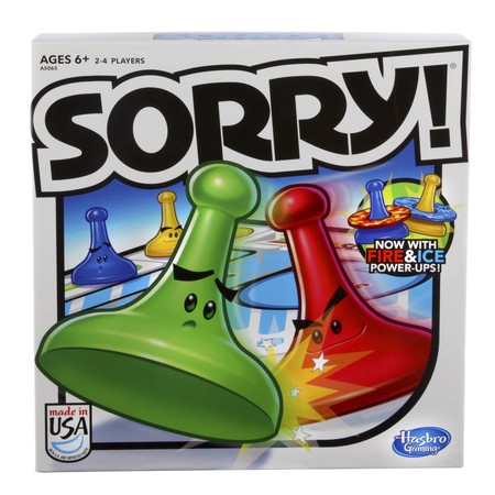 Sorry! Game Board-game, Ages 6 and up (Best Games For 7 Year Olds)