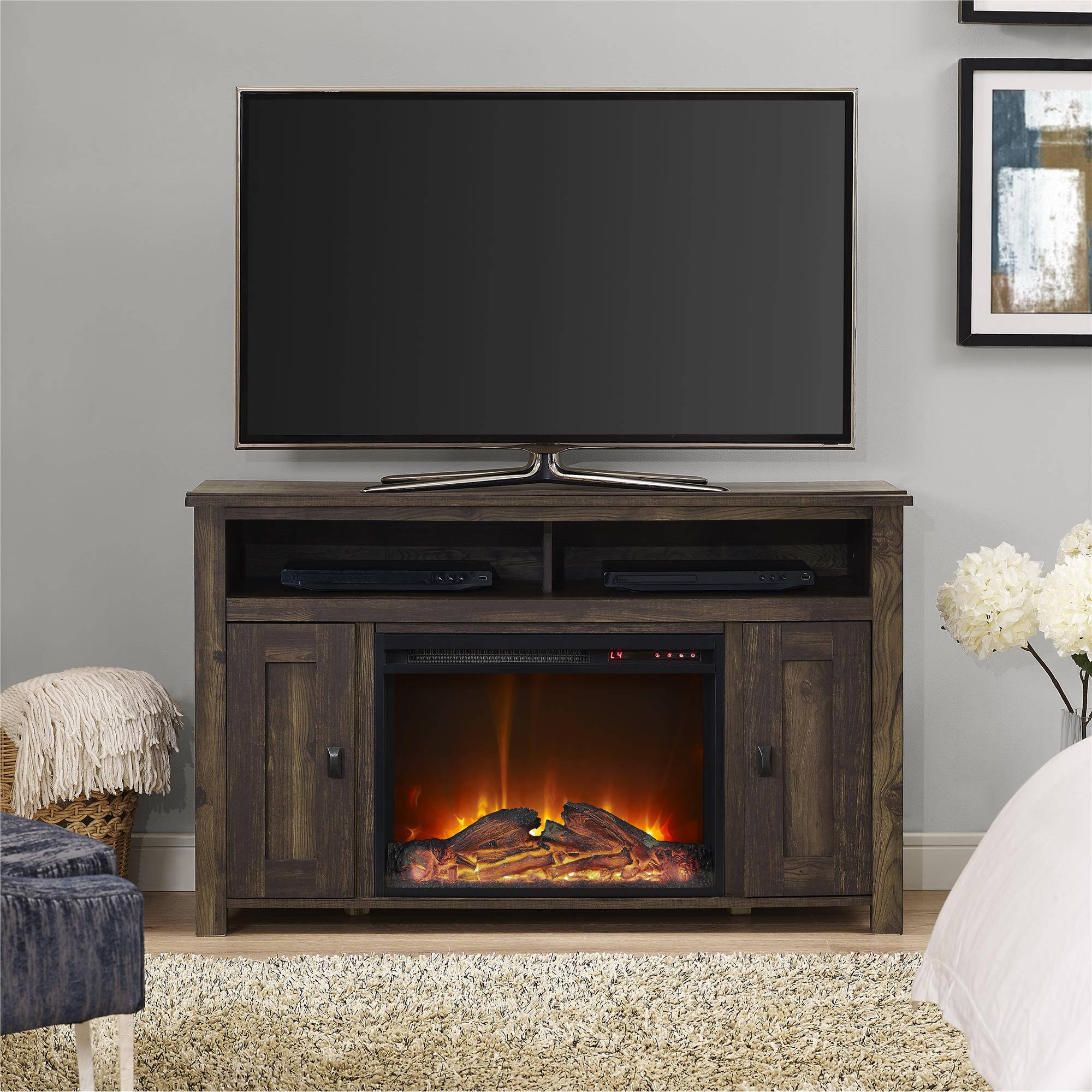 Altra Falls Creek Media Fireplace for TVs up to 50'', Multiple Colors