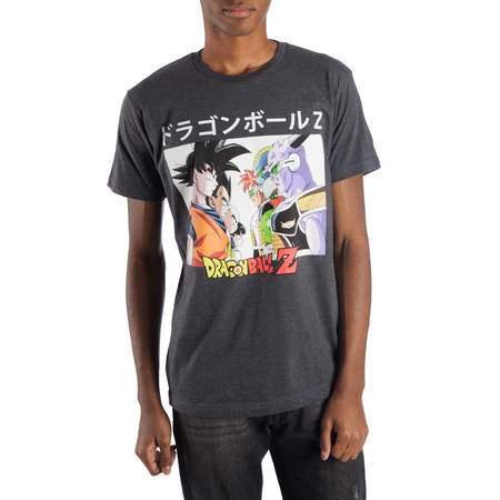 Dragon Ball Z Men's Characters Short Sleeve Graphic T-Shirt, up to (Best Dragon Ball Z Costumes)