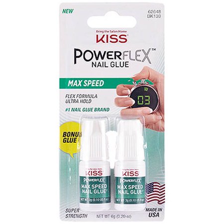 KISS PowerFlex Max Speed Glue 3g Double Pack - Walmart.com