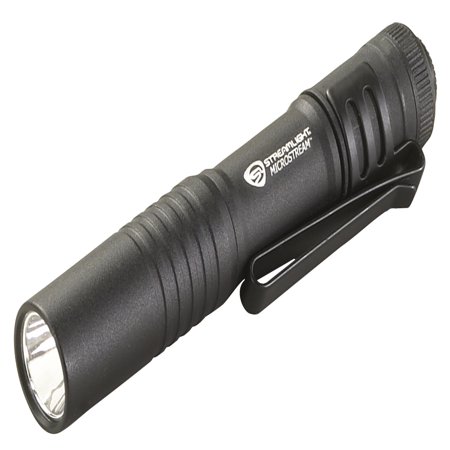 Streamlight High Intensity Lantern - Streamlight Microstream LED 45 Lumen Flashlight w/ Lanyard, Black - 66318