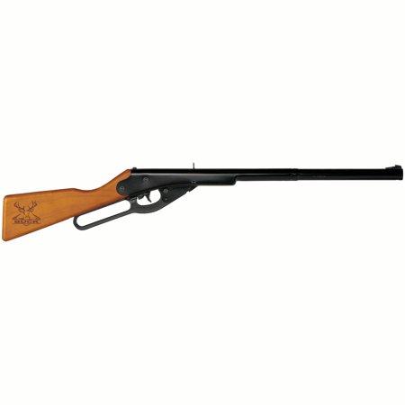 Daisy Buck BB Youth Lever Action Air long gun, 177 Cal, BB, Wood Stock Blue (Best M16 Airsoft Gun)