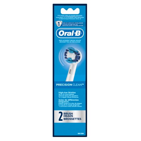 Oral-B Precision Clean Replacement Electric Toothbrush Head, 2