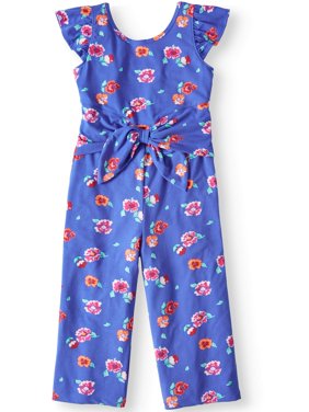 Tie Front Jumpsuit (Little Girls, Big Girls & Big Girls Plus)