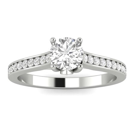 1/2ctw Diamond Engagement Ring in 10k  White Gold