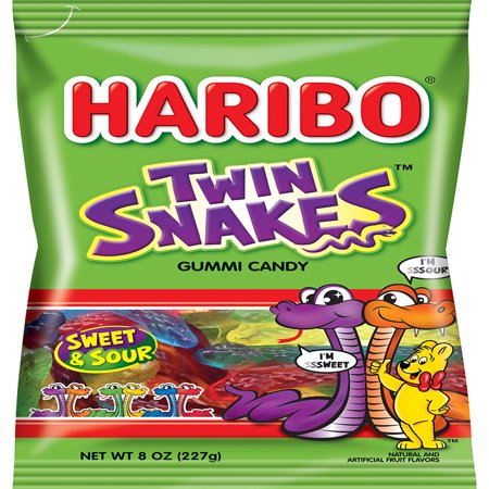 Haribo Twin Snakes Sweet & Sour Gummi Candies, 8 Oz. - Walmart.com