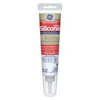 Silicone 2+ Kitchen & Bath Caulk GE284, Clear, 2.8-oz.