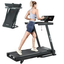 OMA Electric Exercise Treadmills for Home 7200EB with Max 2.25 HP 300 LBS Capacity Foldable Treadmill for Running and Walking Jogging Exercise with 36 Preset Programs and 3-level Incline
