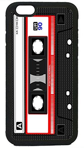- Ganma New Hot Retro Style Cassette Rubber Silicon Black Case Cover Case For iPhone 6 PLUS / 6S PLUS (5.5 INCH),