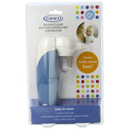 Graco BebeSounds Nasal Clear Aspirator (Best Baby Booger Remover)