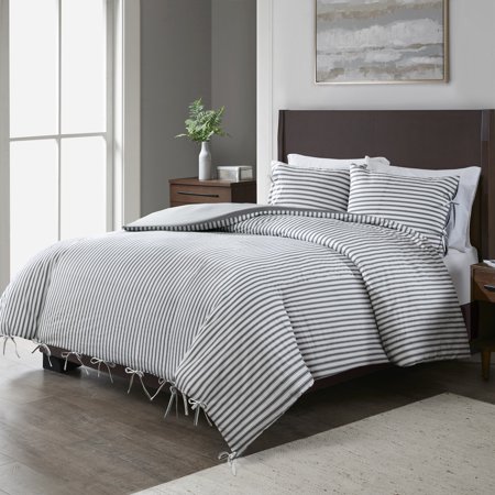 - Better Homes and Gardens Assorted Ticking Stripes Duvet Cover Collection