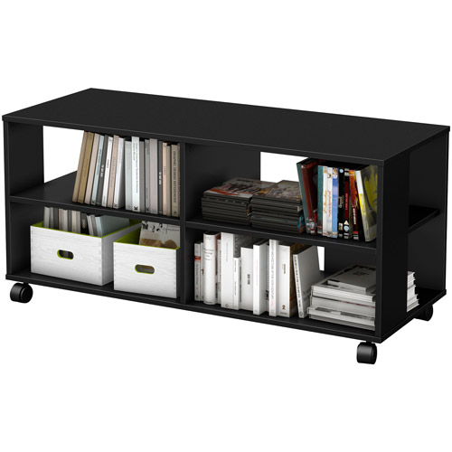 South Shore Jambory Storage Unit on Casters for TVs up to 48'', Multiple Finishes