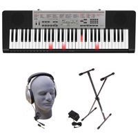 Casio LK-190 61-Key Premium Lighted Keyboard Pack with Stand, Headphones & Power Supply