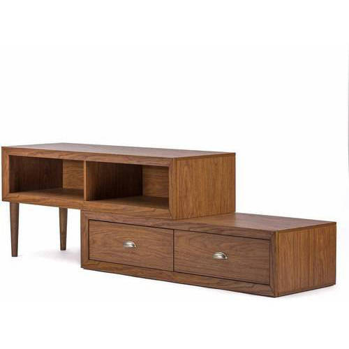 Bainbridge ''Walnut'' Wood Contemporary TV Stand for TVs up to 70''