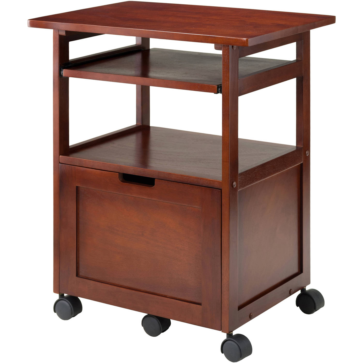 Winsome Piper Work Station, Walnut