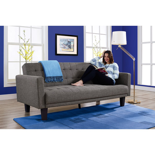 DHP Sienna Sofa Sleeper, Gray