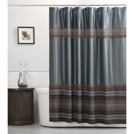 walmart shower curtains blue