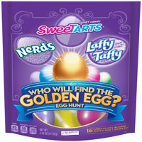 SweeTARTS Laffy Taffy, Nerds, Egg Hunt with a Golden Egg, 4.16 Oz., 16 Count